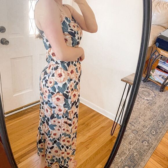 Show Me Your Mumu Floral Wide Leg Jumpsuit S - Picture 2 of 7